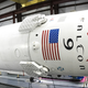 The "grid fins" that control the first stage as it flies back to earth.